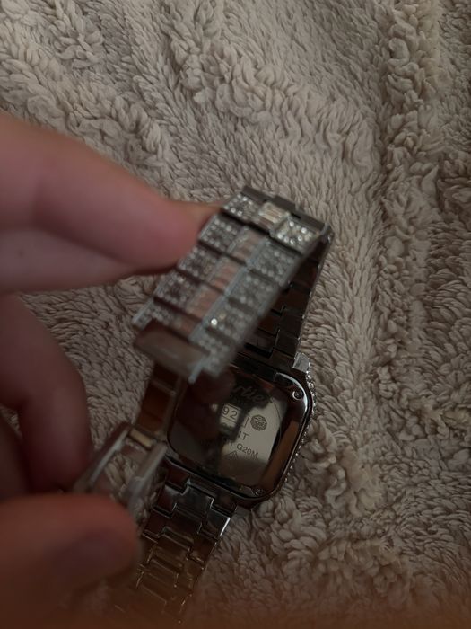 Ceas cartier iced out cu diamante