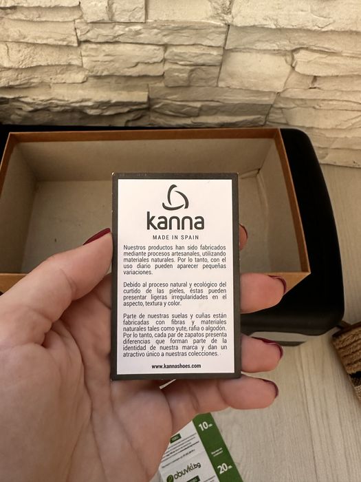 Еспадрили Kanna 35 номер