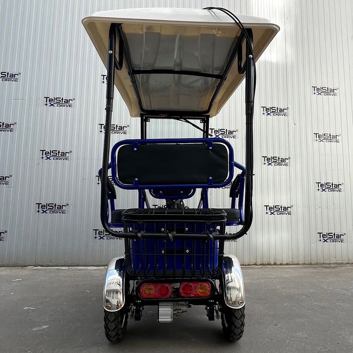 Соларна карго четириместна електрическа триколка 005.3 1500W 60V/23Ah