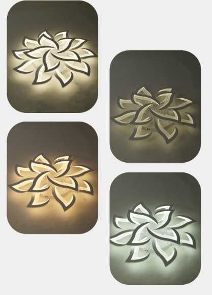 Lyustra pultli, 3xil yonish rejimli 4xil oʻlcham zal,yotoqxona, qandil