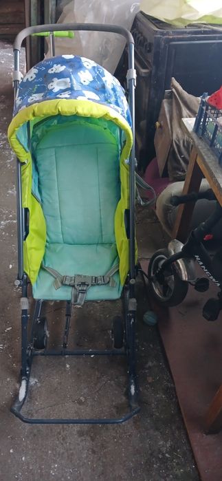 Санки детские с колёсиками