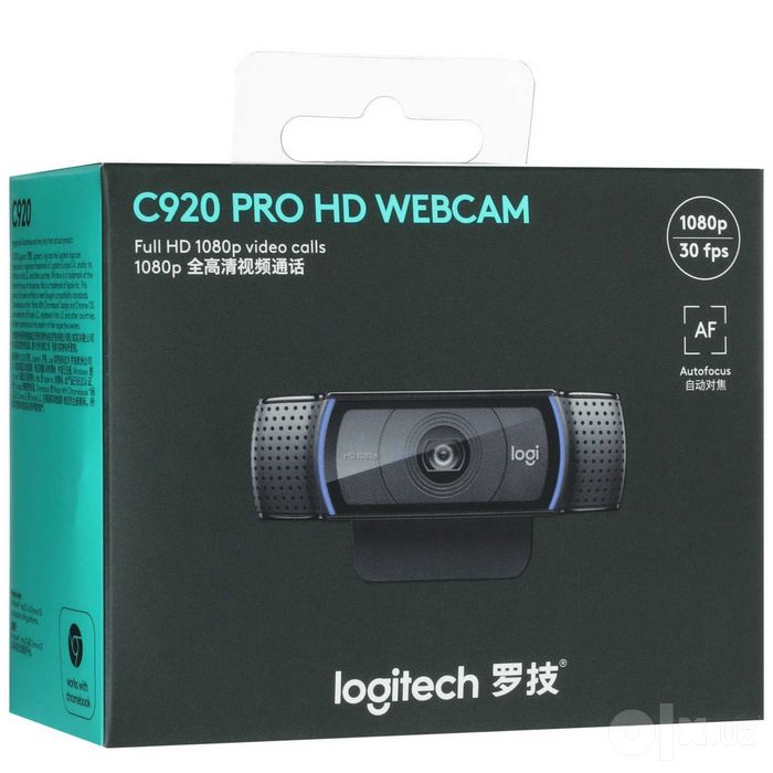 \ Веб-камера Logitech HD Pro Webcam C920 Black