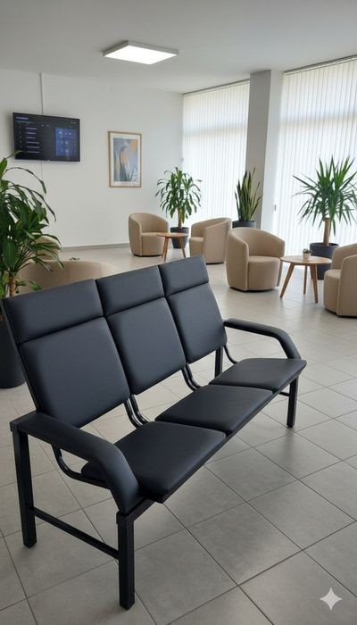 Uch kishilik stul kutish zallari uchun Трехместные секционные стулья