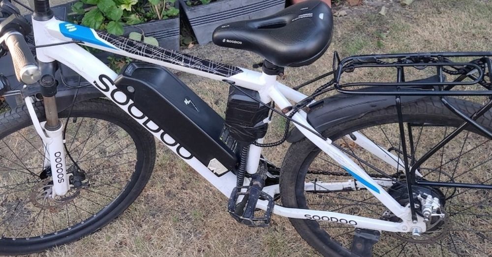 Bicicletă Electrică Soodoo - Delimitată! (Viteză Max 30-40 km/h, Efort Minim)