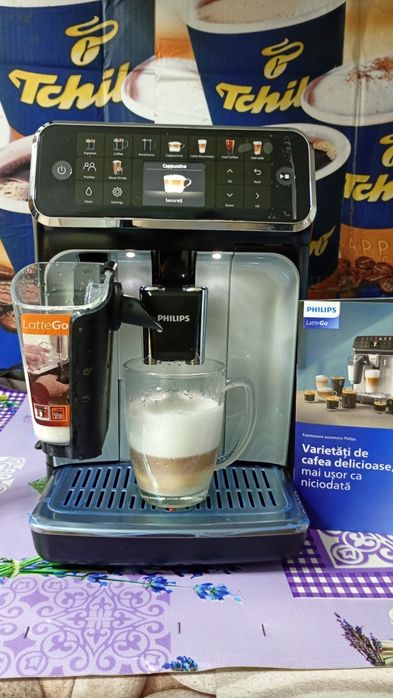 Expresor cafea Philips Latte Go 5500 câteva cafele, cană noua!