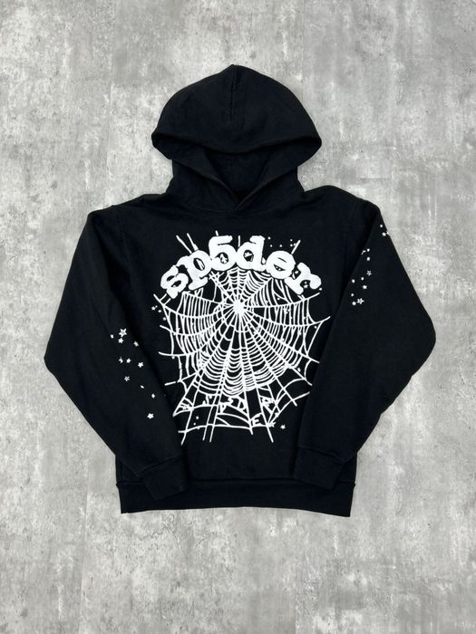 Hanorac Sp5der Og Web Black (Nou,Sigilat)
