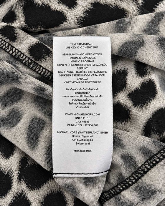 Salopetă damă Michael Michael Kors animal print leopard cu cordon Mărimea S