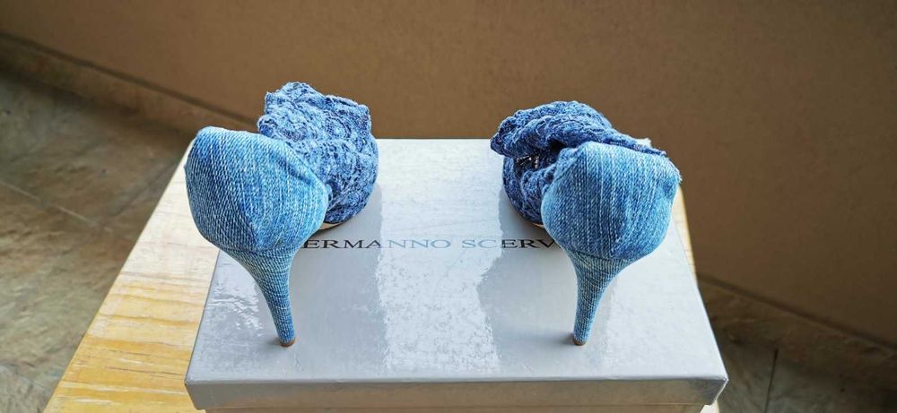 Маркови оригинални елегантни дамски обувки ERMANNO SCERVINO - 40 номер