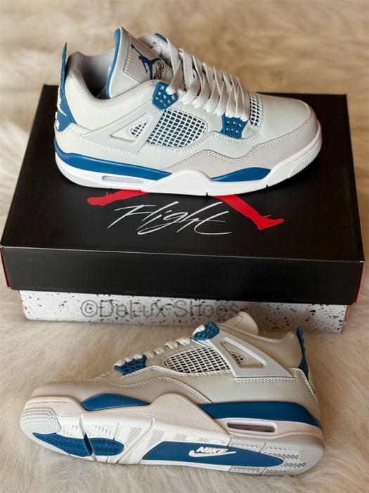 Air Jordan 4 Retro Military Blue Full Box VerificareColet Marimi 36-45