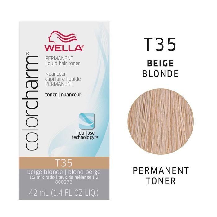 Wella T35 Blond bej - Toner, neutralizeaza culorile calde