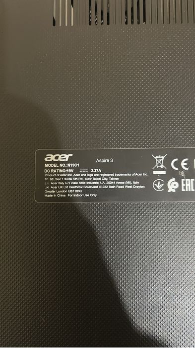 Vand Urgent Laptop Acer Aspire 3