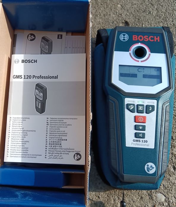 Detector de cabluri BOSCH  GMS 120 profesional