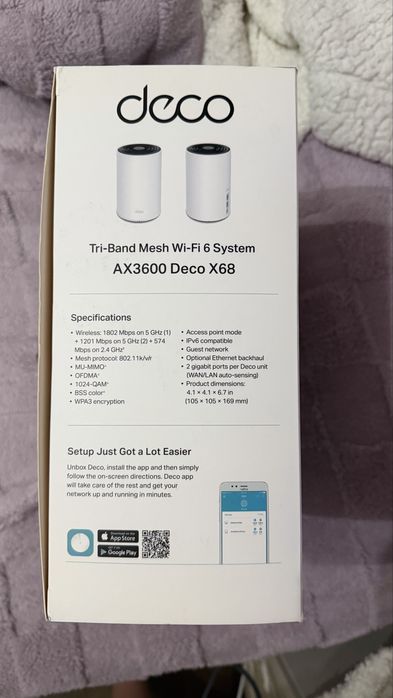 Sistem mesh (router) Tp-link Deco X68 wifi 6