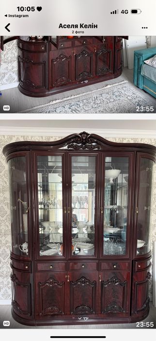 Продам сервант в отл состояние