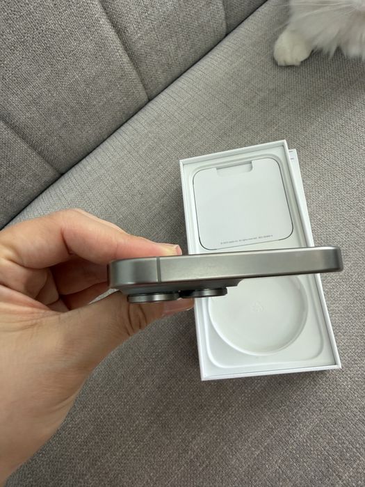 Iphone 15 pro max, 256, 87%, natural titanium