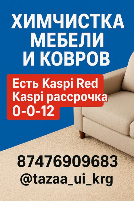 Професиональный Химчистка мебельи