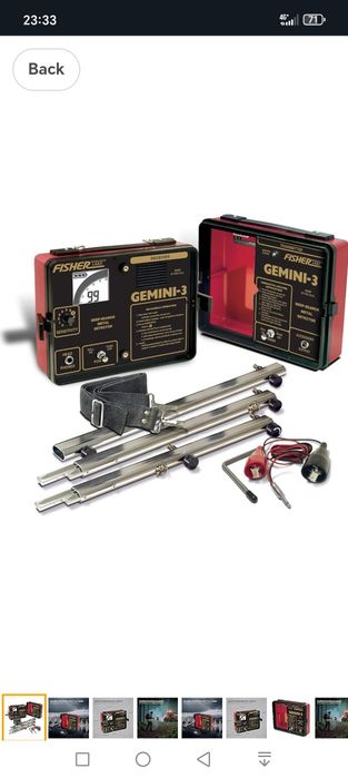 Metalloiskatel Fisher Gemini 3