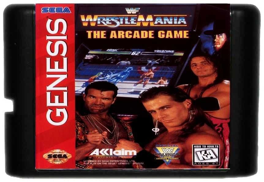 Wrestlemania реслинг Сега sega
