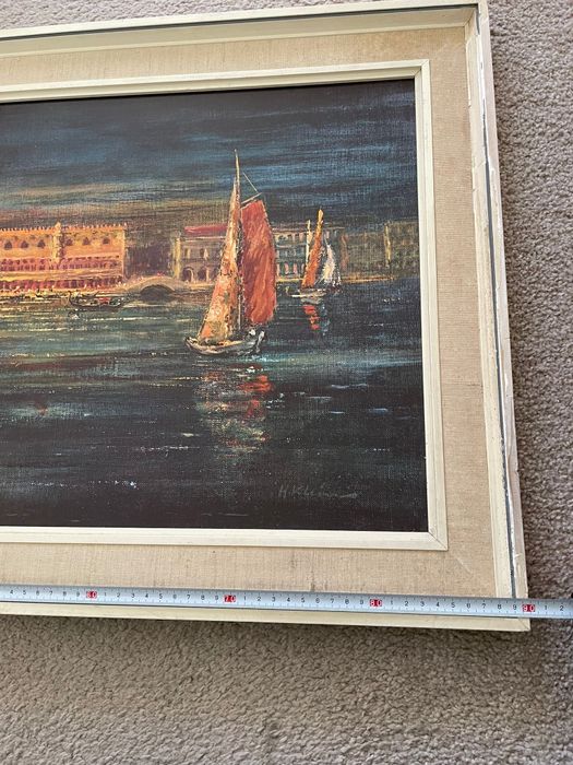 Veneția tablou pe placaj