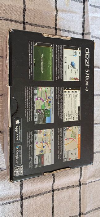 Навигация за камион Garmin Dezl 570 пълен комплект карти зацяла Европа