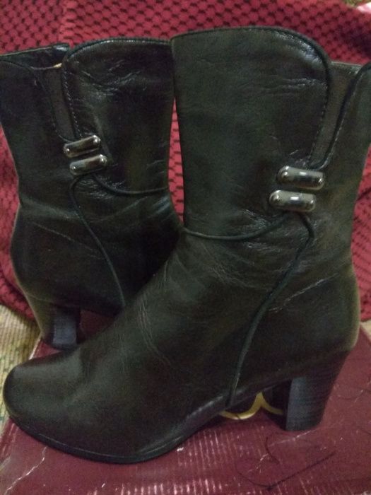 Сапоги кожанные