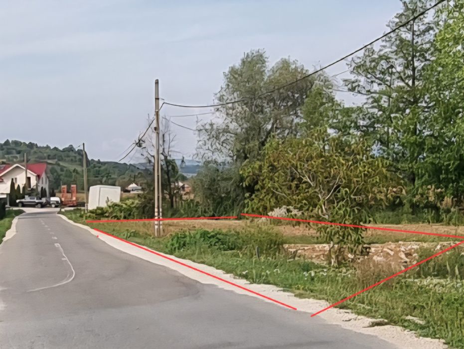 De vanzare 687/ 1374 mp teren cu utilități pt. construire Remetea, Bihor in 2 parcele..