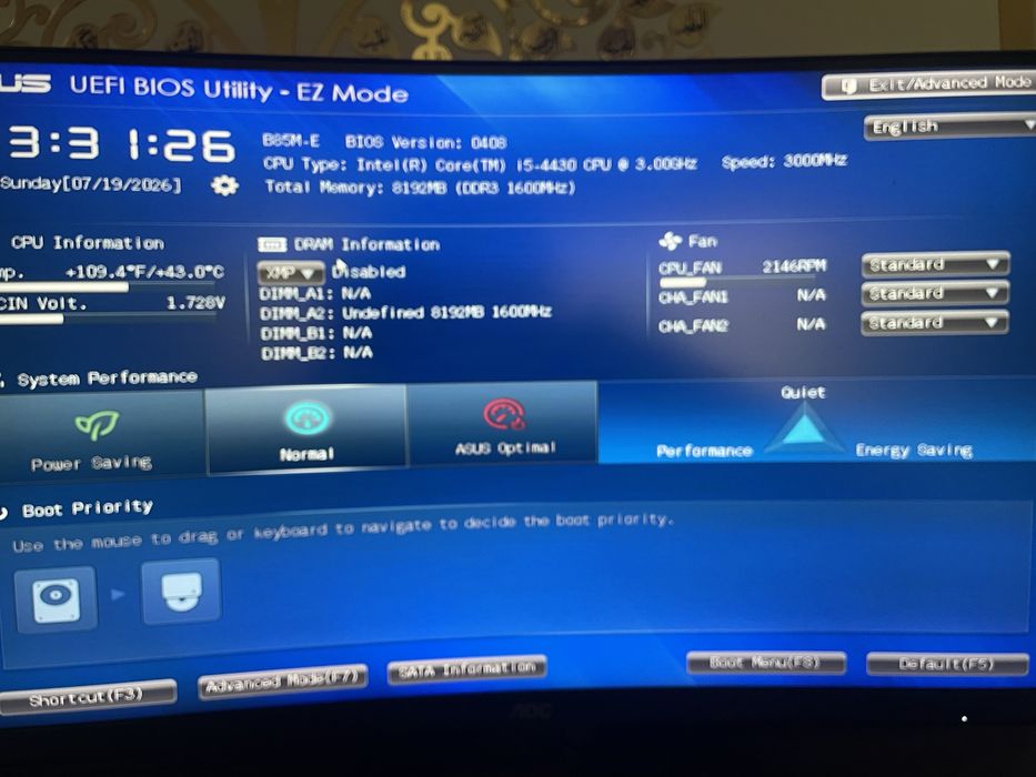 Компютер сотилади Intel core i5-4430 в сборе пк