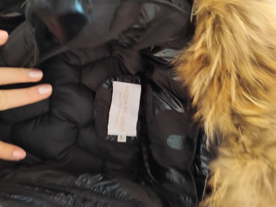 Яке Л размер с яка от естествен пух