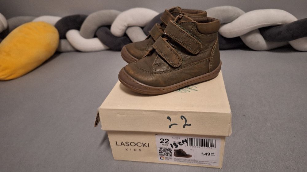 Ghete piele naturala lasocki marimea 22