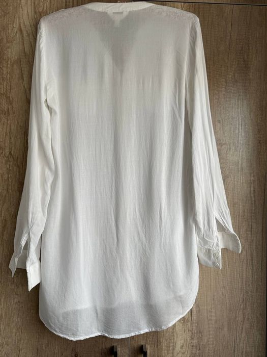 Белая хлопковая рубашка Koton (размер XS / 34)