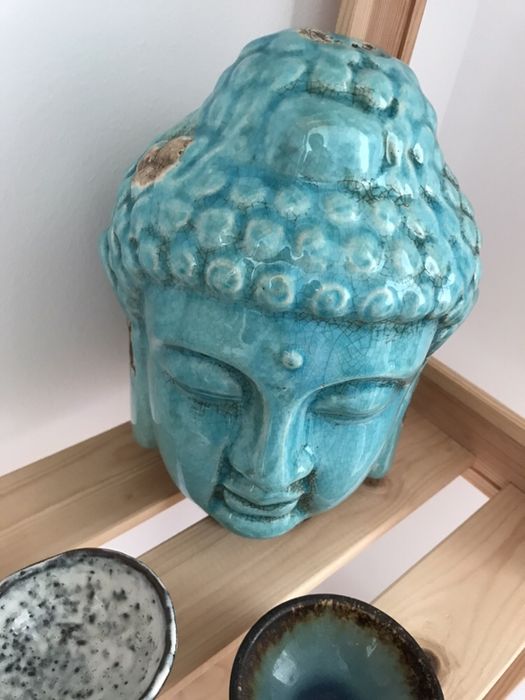 Decoratiune Buddha Cap Head Budism Asia Zara Home H&M Thailanda Vidaxl