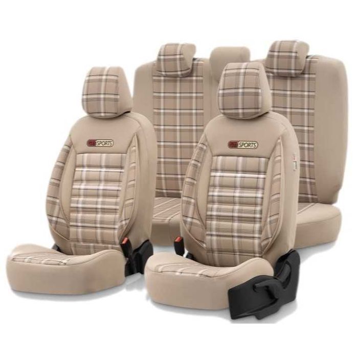 К-т Луксозна Тапицерия Automat-OTOM, Бежова с бежов шев, TORO Design