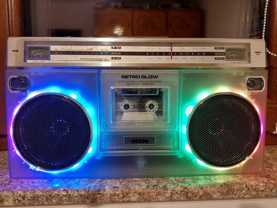 Radio casetofon stereo cu bluetooth Ion Retro Glow US