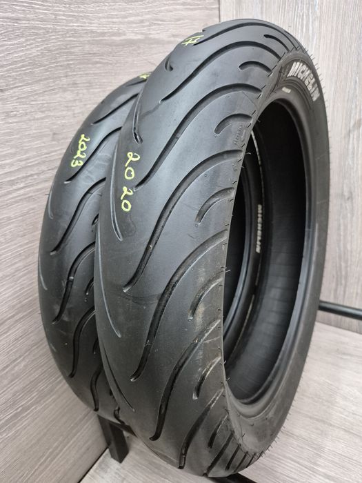 Set anvelope moto 100 80 17 cu 140 70 17 Michelin Pilot street dot 2023 si 2020