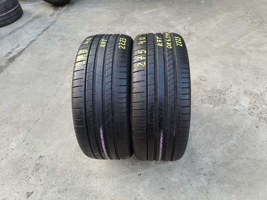 Doua anvelope de vara 275 40 22 pirelli p zero pz4 run flat dot 2223