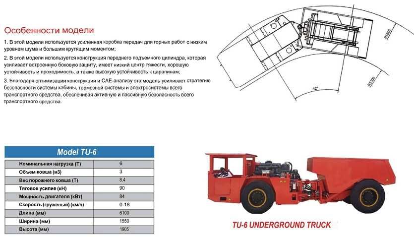 подземный шахтный самосвал