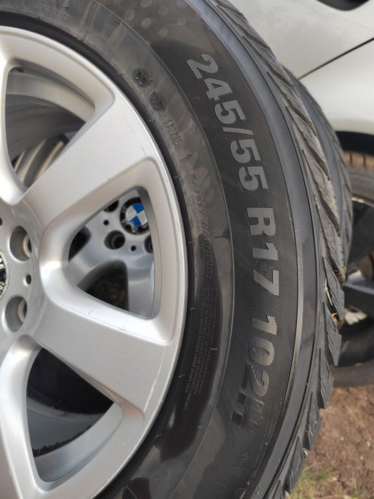 Оругинални Джанти 5х120 с гуми за БМВ  245/55/17