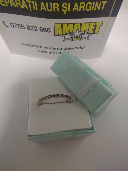 Inel tenis aur 14k (efn)