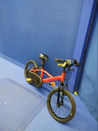 Bicicletă 16 inch 4-6 ani Discover 500 Roșu - (SecondHand) Decathlon
