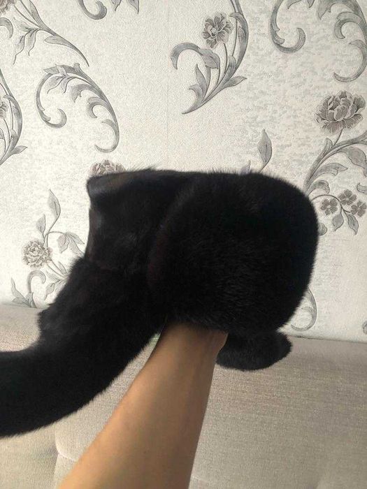 шапка ушанка норковая