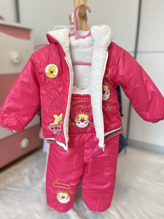 Ескимос гащеризон и зимни якета до 6-9 м и 12месеца