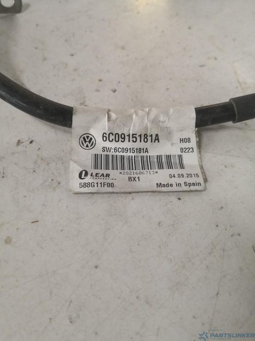 Borna Baterie Minus Skoda Rapid Ii (Nh3) [ 2012 - > ] Oem 6C0915181A