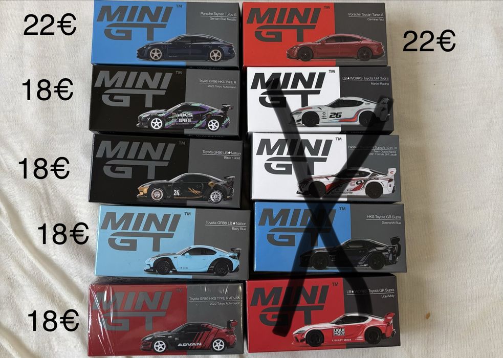 Hot wheels Majorette Tarmac Pop Race Mini GT
