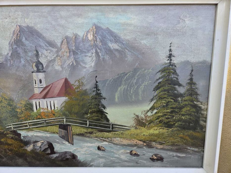 Голяма маслена картина пейзаж