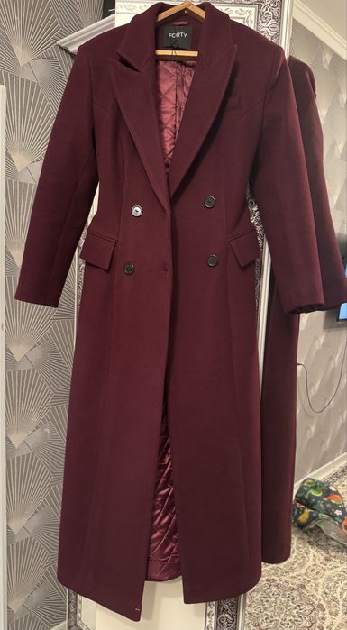 Пальто приталенное,2 рет кидім тек
