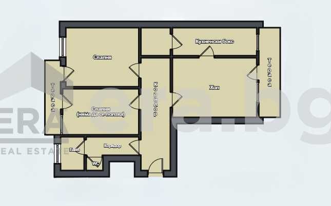 Двустаен апатамент в близост до Медицински университет за под наем