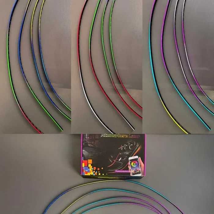 lumini ambientale auto symphony(culori curcubeu sau culori normale)