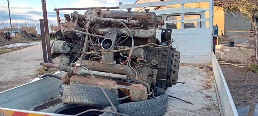 Двигател Краз ЯМЗ238 свален от кран