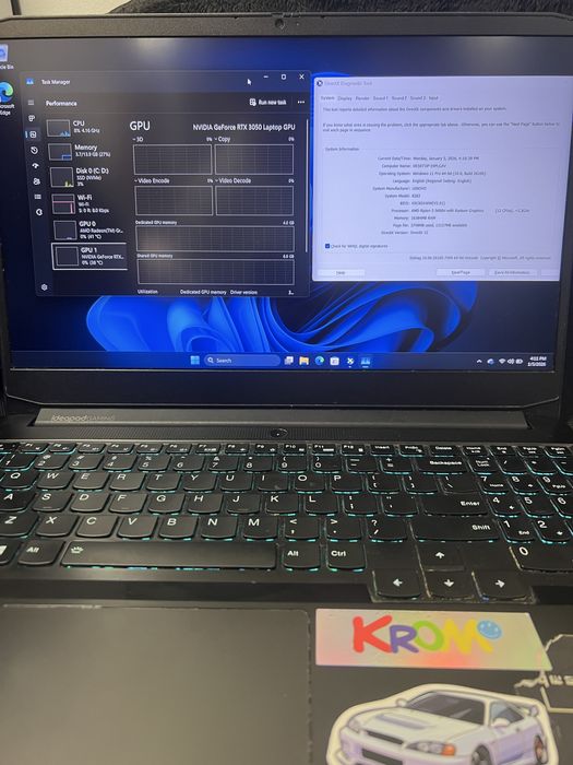Lenovo ideapad 3 512/16gb rtx 3050 4gb•Amanet Lazar Crangasi•