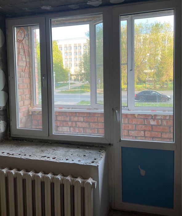 Пластиковое окно балконный проем